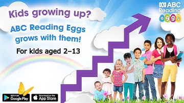 Reading Eggs is the online learning program that grows with your child! (Ages 2-13) Get a FREE Trial