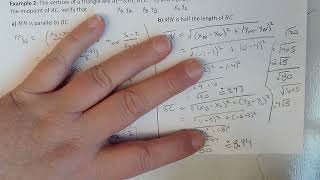 Analytic Geometry Lesson 4 examples 2 and 3