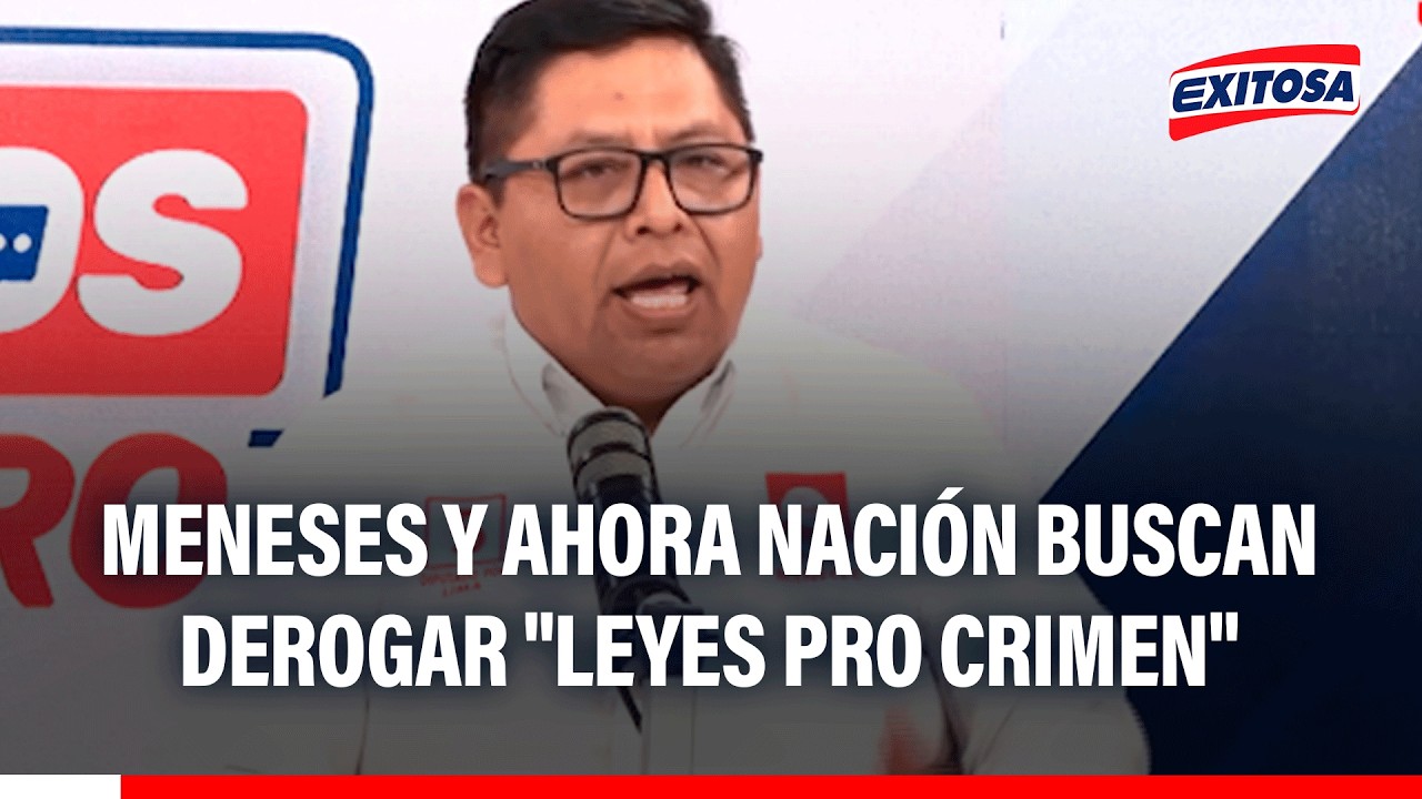 🔴🔵 Ángel Meneses postula al Congreso con Ahora Nación: Promete derogar 