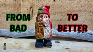 Fixing Common Beginner Woodcarving Mistakes -From Bad To Better