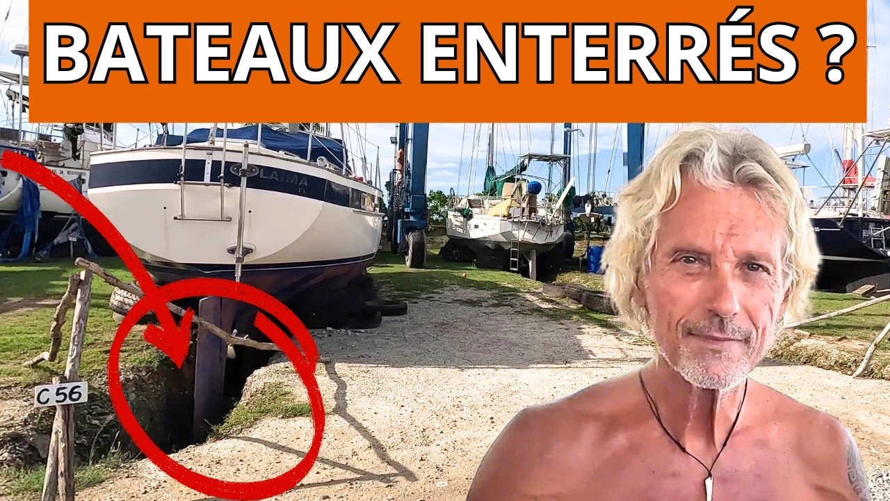 ⁣Pourquoi les bateaux sont-ils ENTERRÉS ici ? Vlog 116