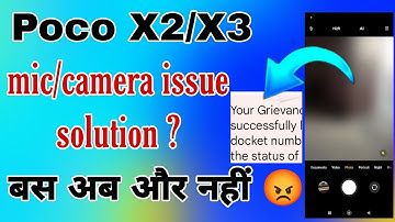 Poco X3 Front camera not working Solution3 Poco Mobile front camera not working after MIui13 update