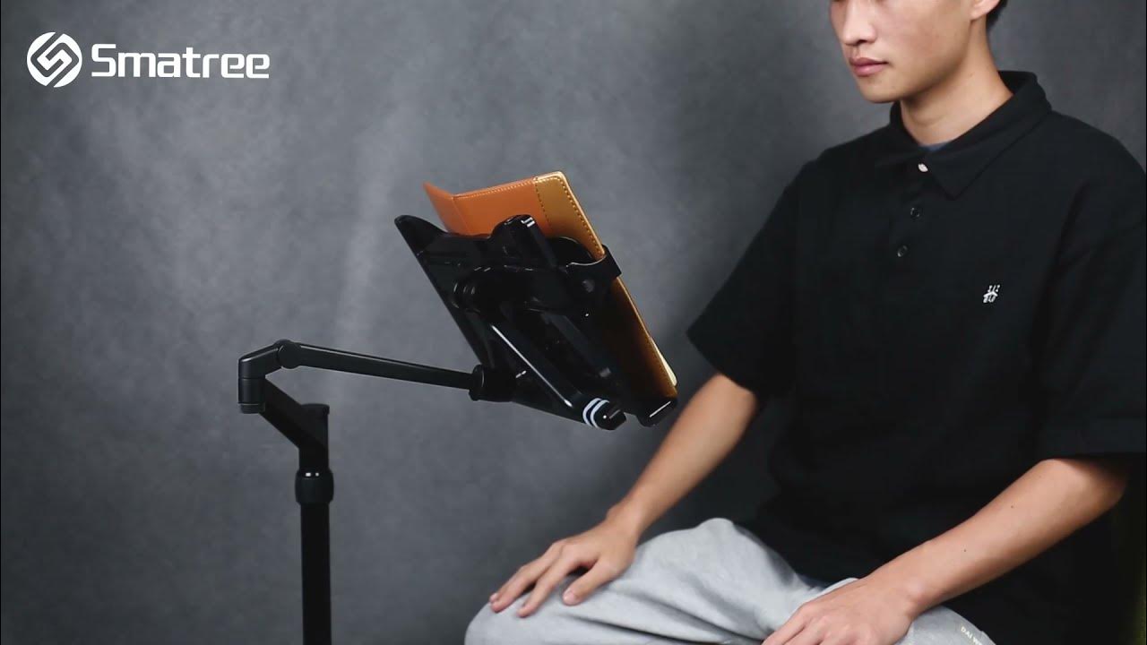 Smatree Adjustable Tablet Stand with Reader Holder, for iPhone, iPad