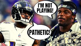Information Ravens WR Sammy Watkins SLAMS Lamar Jackson For Sitting Out Of Playoff Game With Knee Injury Update