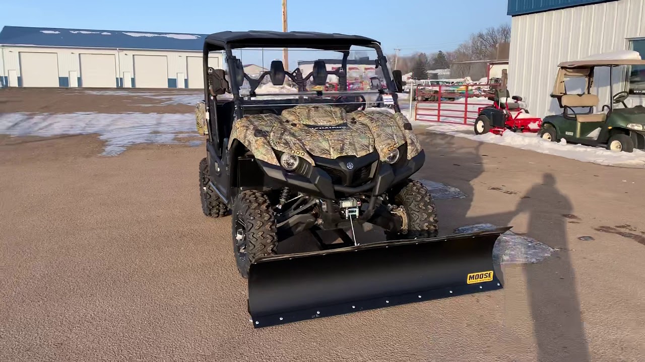 2019 Yamaha Viking 700 EPS Highlifter Edition with Moose Plow!! YouTube