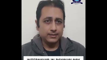 Feedback after completion of Internship in Psychology from BBRFI