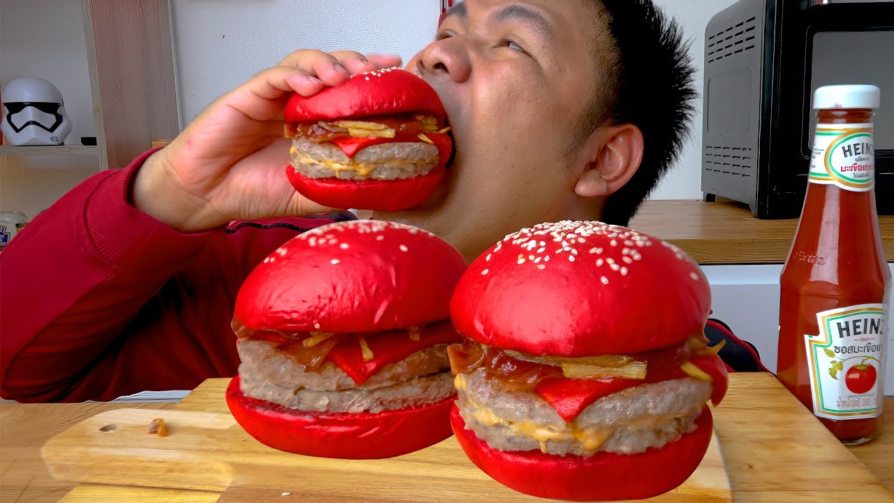 เบอร์เกอร์ยักษ์สีแดงเดือด Heinz Burger : BANKII
