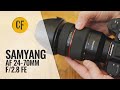 Samyang AF 24-70mm f/2.8 FE lens review with samples