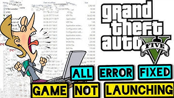 FIX GTA 5 NOT OPENING WHEN CLICKING ON LAUNCHER | GTA 5 LAUNCHING PROBLEM | ALL ERROR FIX SOLVE 2022