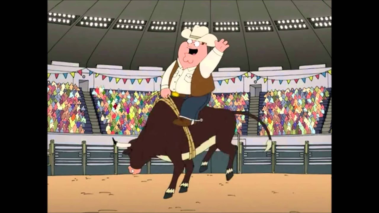 Peter Full Rodeo FAMILY GUY- Peter joins a rodeo #familyguy - YouTube
