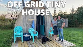 Off Grid Tiny House Tour: Airbnb Cabin Home & Organization