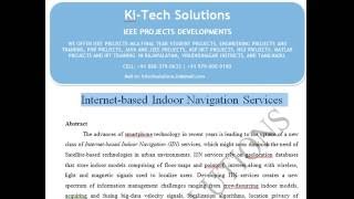Internet based Indoor Navigation Services