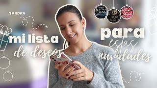 MI LISTA DE DESEOS PARA ESTAS NAVIDADES 🎁 | SrtaBooks