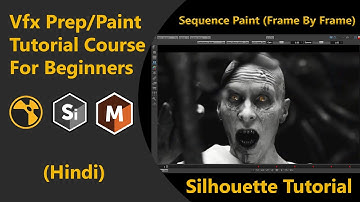 Vfx Prep/Paint Tutorial Course For Beginners || Class 07 || How to Do Sequence Paint In silhouette