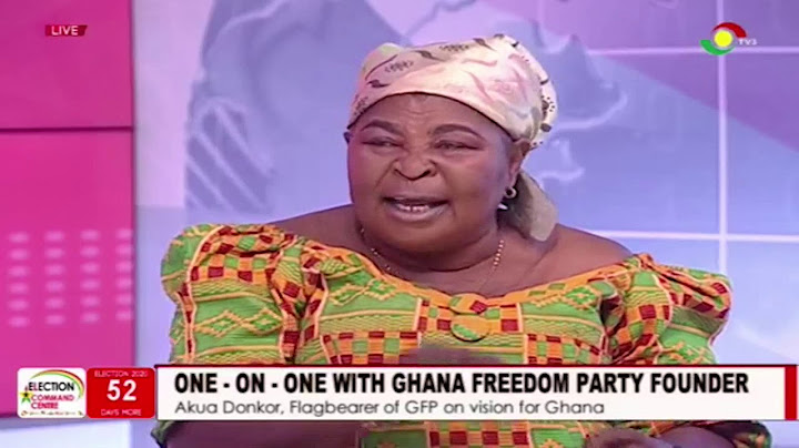 Mahama must not be President again - Akua Donkor explains