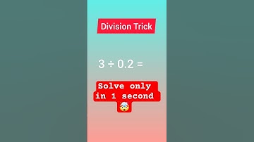 Decimal Diving in 1 Second! 😱 Division Trick You’ll Never Forget! #divisiontricks #mathtricks