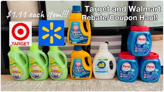 Walmart and Target deals! $1.11 each detergent! 