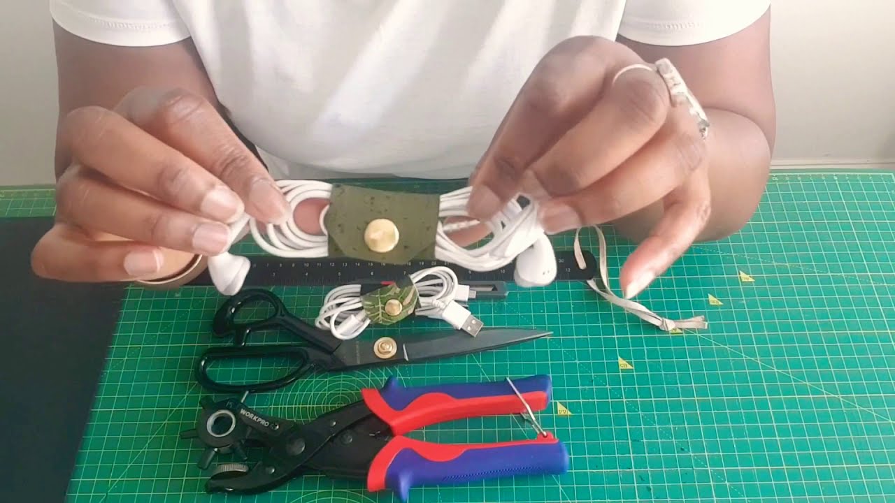 Making our Earphone Cable Wraps YouTube