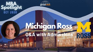 Michigan Ross | MBA Spotlight Oct 2020 | Q&A with Ross Adcom