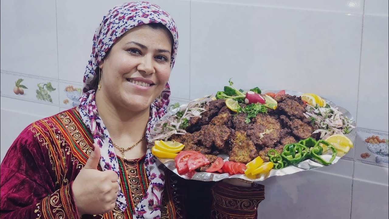 من كردستان إلى مطبخي :تعلمت اكلة كردية اسمها (شفتا)سهلة وشهية مع روكان