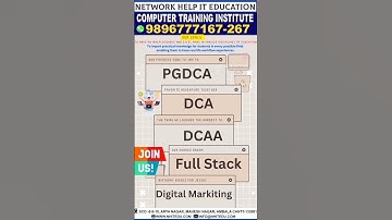 #Computer_Training_Institute #Ambala @NetworkHelpITedu.