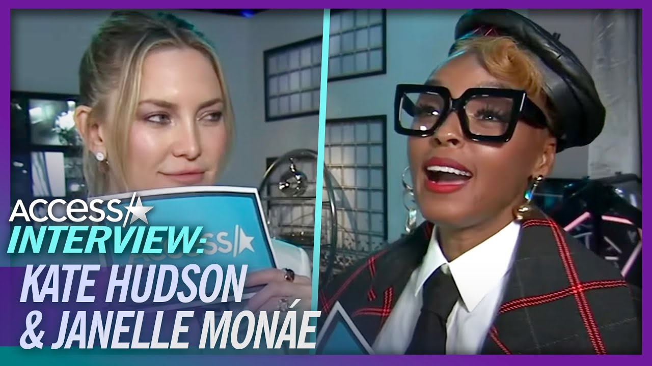 Kate Hudson & Janelle Monae Share First Impression Of One Another While Interviewing Each Other