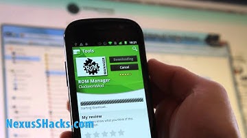 How to Use Clockwork Recovery ROM Manager to Install New ROM on Nexus S!