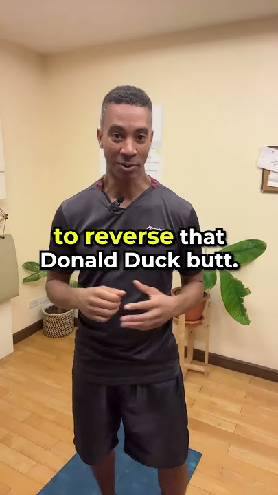 Got Donald Duck Butt? Fix anterior pelvic tilt w/quick exercises to stop pain and improve posture!