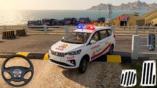 Mobil Polisi Maruti Suzuki 🚨😱 Peta Pembatas Kecepatan Mustahil - Gameplay BUSSID 