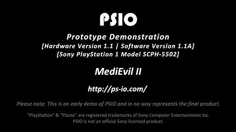 PSIO Prototype 1.1 Game Demo: MediEvil II