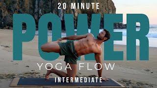 30 Min Intermediate Power Yoga Flow Full Body Stretch Strength Flow