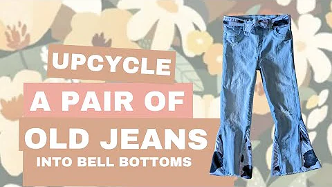 Upcycle a Pair of Skinny Jeans into Bell Bottoms