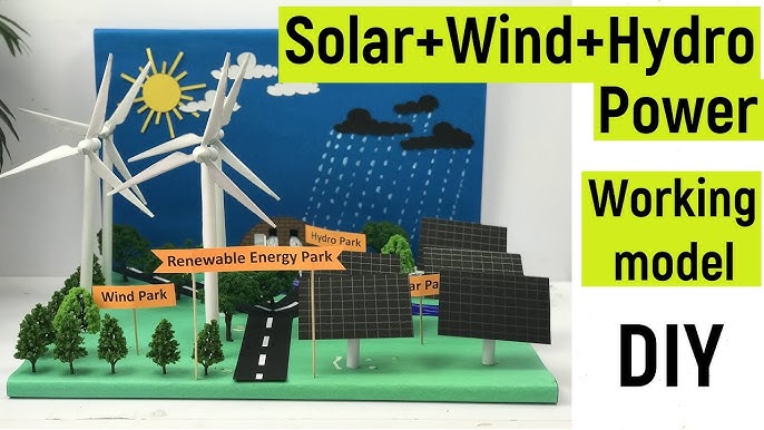 renewable energy working model science project (wind & solar ) for science  exhibition