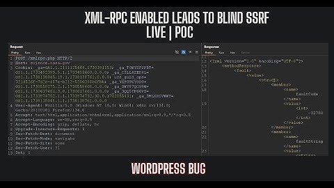 🚨 XML-RPC Enabled Leads to Blind SSRF | LIVE PoC 🚨