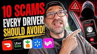 10 Delivery App Scams Every Driver Should Avoid | Doordash, Uber Eats, Instacart, Spark, Lyft