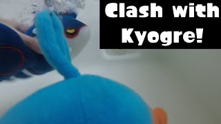 Clash with Kyogre! | Pokemon Plush All Starters Ep.  7