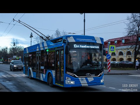 Поездка на троллейбусе