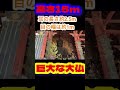 世界最大の大仏 the world's largest bronze statue of the Buddha Vairocana, known in Japanese as Daibutsu