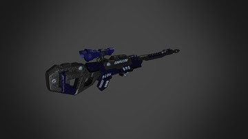 How  create sci-fi gun in blender 2.8 Time lapse