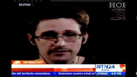 Reaparece Edward Snowden dejando un mensaje de protección de información a un grupo de hackers