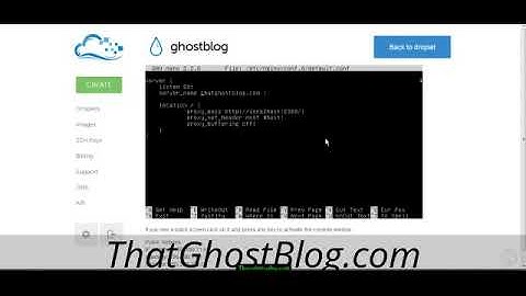Setting up your domain with Ghost blog on DigitalOcean - ThatGhostBlog.com