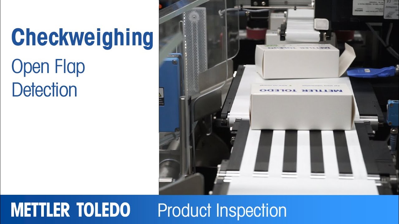 Open Flap Detection for Checkweigher – Product – METTLER TOLEDO Product Inspection – EN