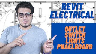 Revit Electrical Beginner Tutorial (Outlet-Lights-Wires-PanelBoards)