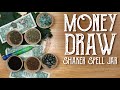 Money Draw Shaker Spell Jar - Money Spell, Attract Prosperity, Wealth, Witchcraft - Magical Crafting