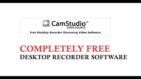 How To Record Computer and Laptop Screen For Free ? | Cam Studio Screen Recorder Software