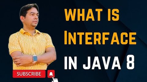 Interface in Java 8 by Naren