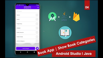 Book App Firebase | 04 Show Book Categories | Android Studio | Java