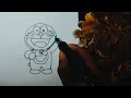 Popular cartoon character Doraemon drawing #video #art #drawing #subscribers