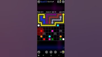 How To Solve Flow Free Bridges 10x10 Mania Pack Level 8 Board Walk Through Solution Walkthrough