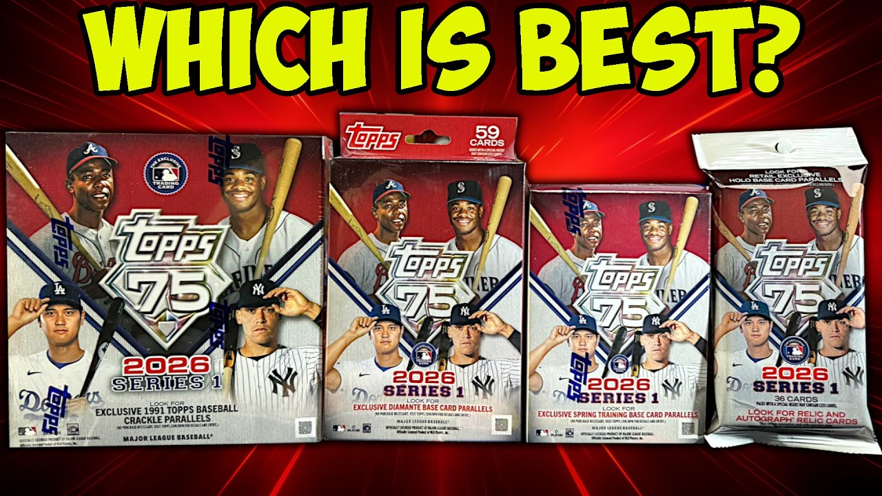 2026 Topps Series 1 Retail Guide - Mega vs Blaster vs Hanger vs Fat Pack